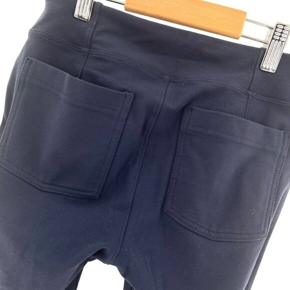 Athleta Front & Back Pocket Cropped Jeggings/Leggings Pants Navy Blue Size XS - Picture 10 of 12